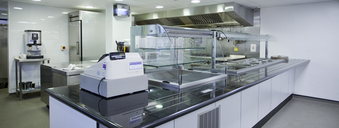 stainless steel kitchen