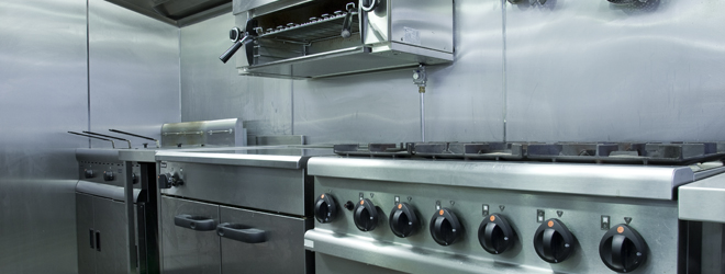 stainless steel kitchen