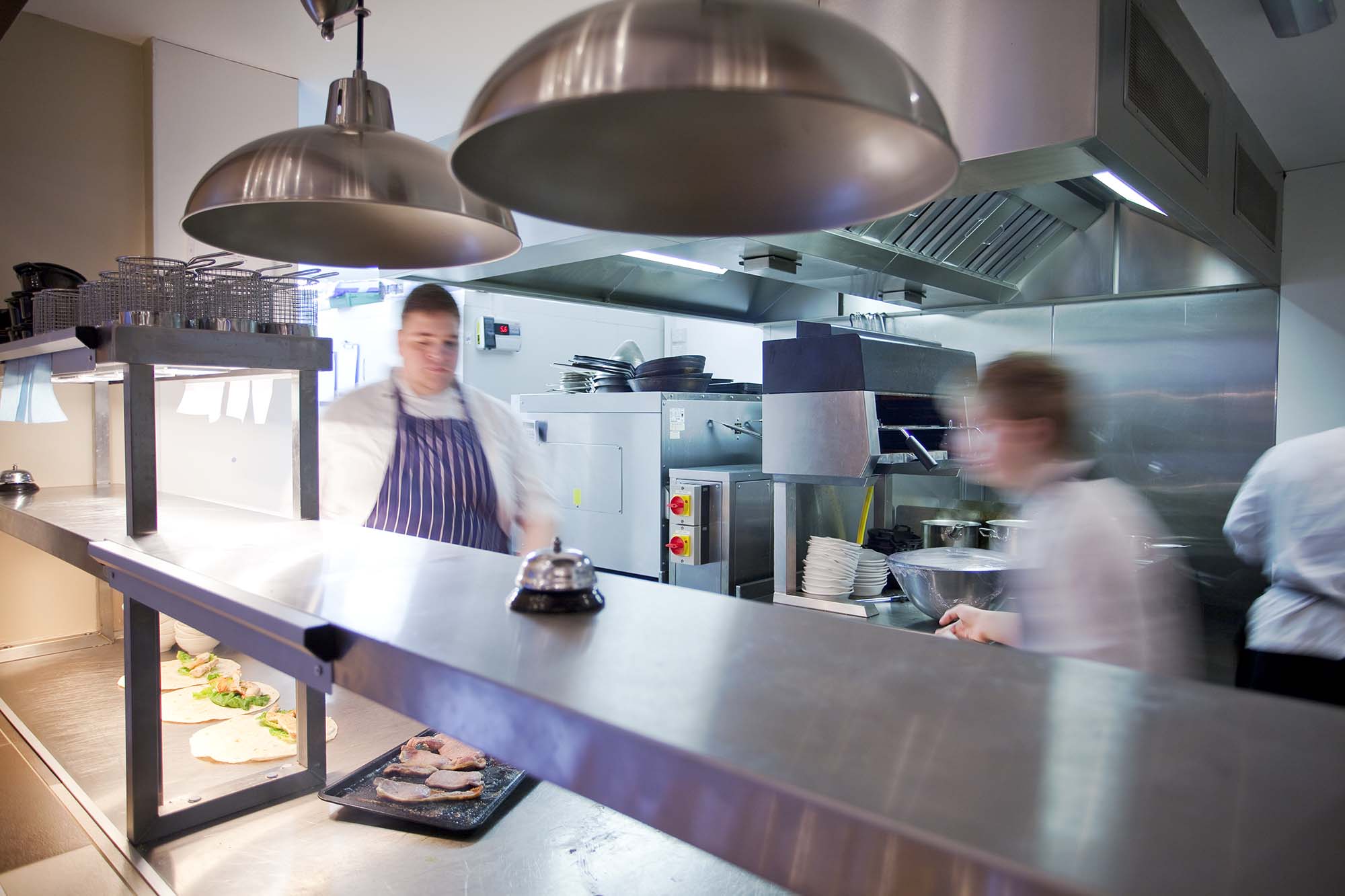 stainless steel kitchen