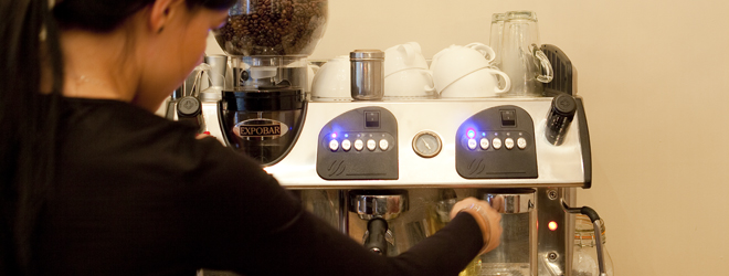 coffee machine close up